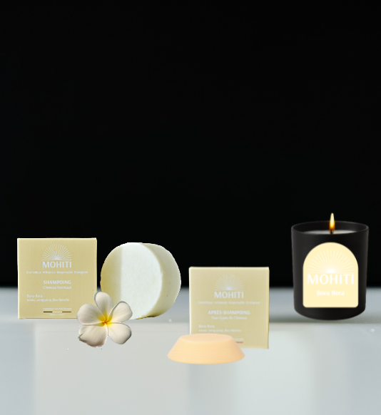 Offre découverte Bora Bora - Cheveux normaux - Monoï, ylang-ylang, fleur blanche